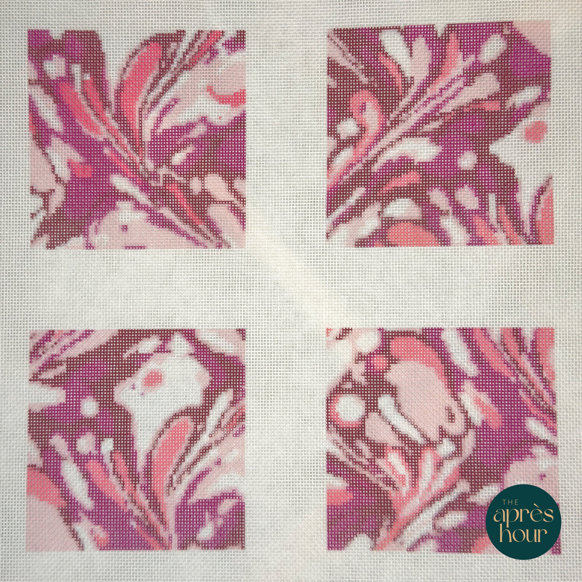Palazzo Marbled Coasters in Berry Jam (Set of 4)