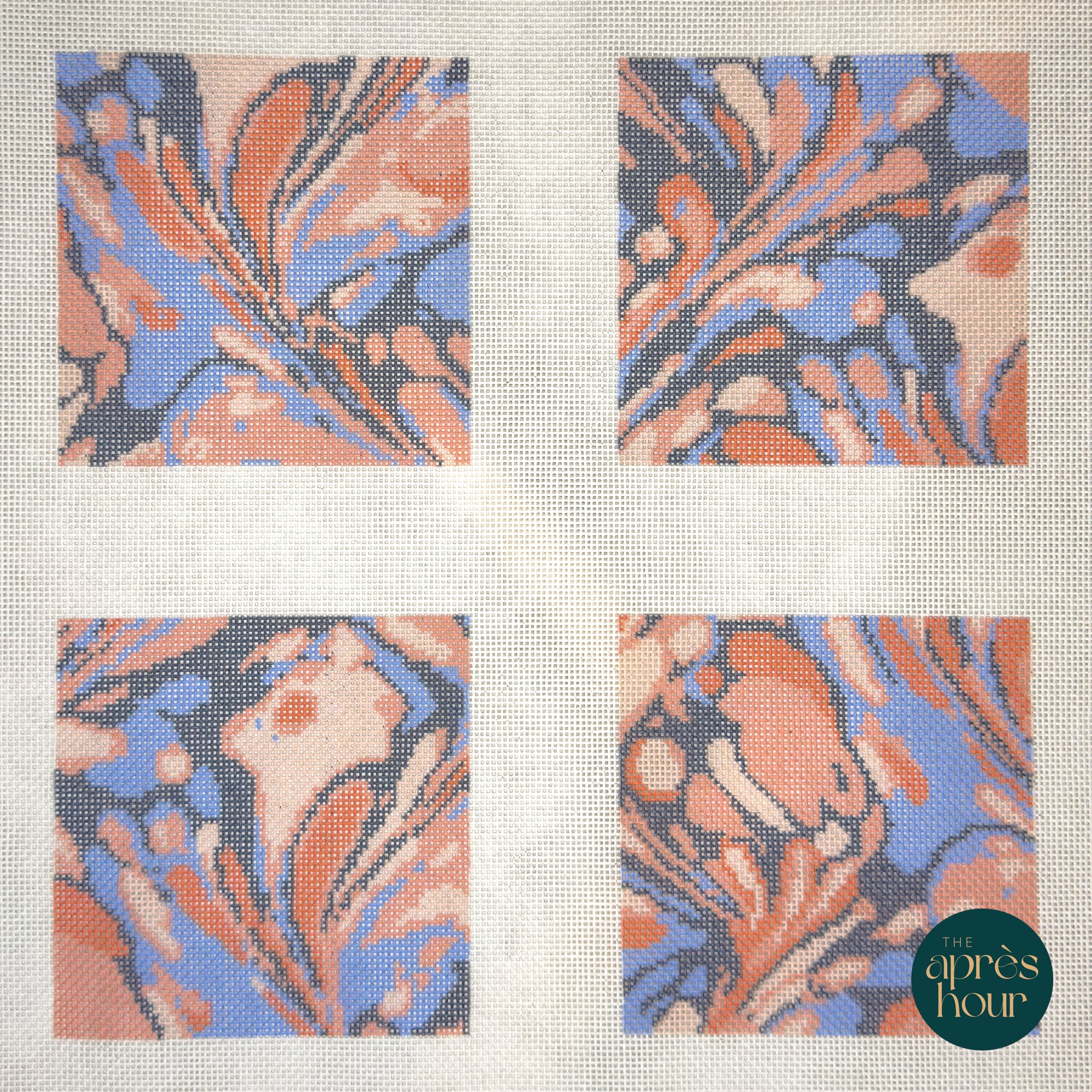 Palazzo Marbled Coasters in Poolside Spritz (Set of 4)