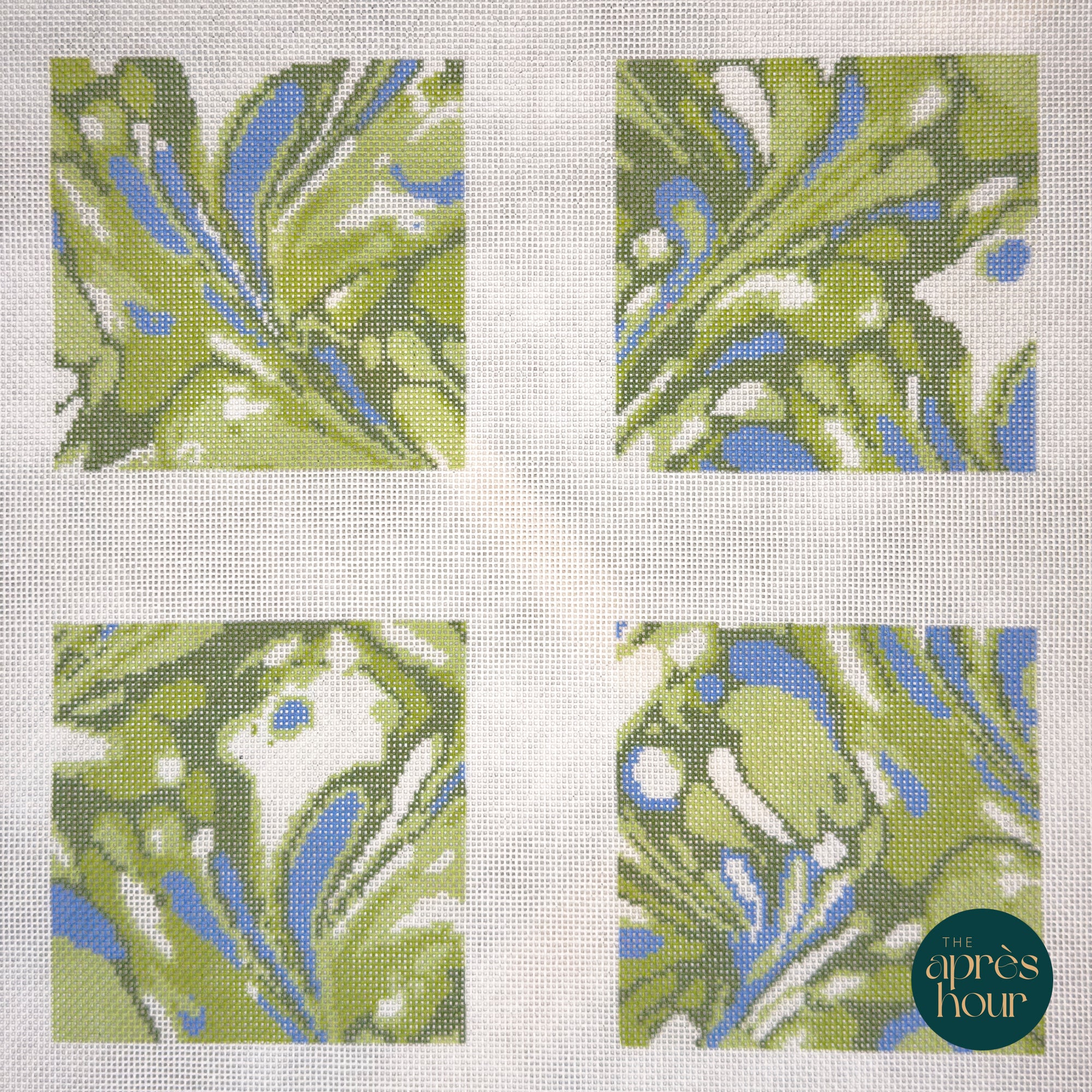 Palazzo Marbled Coasters in Spring Growth (Set of 4)