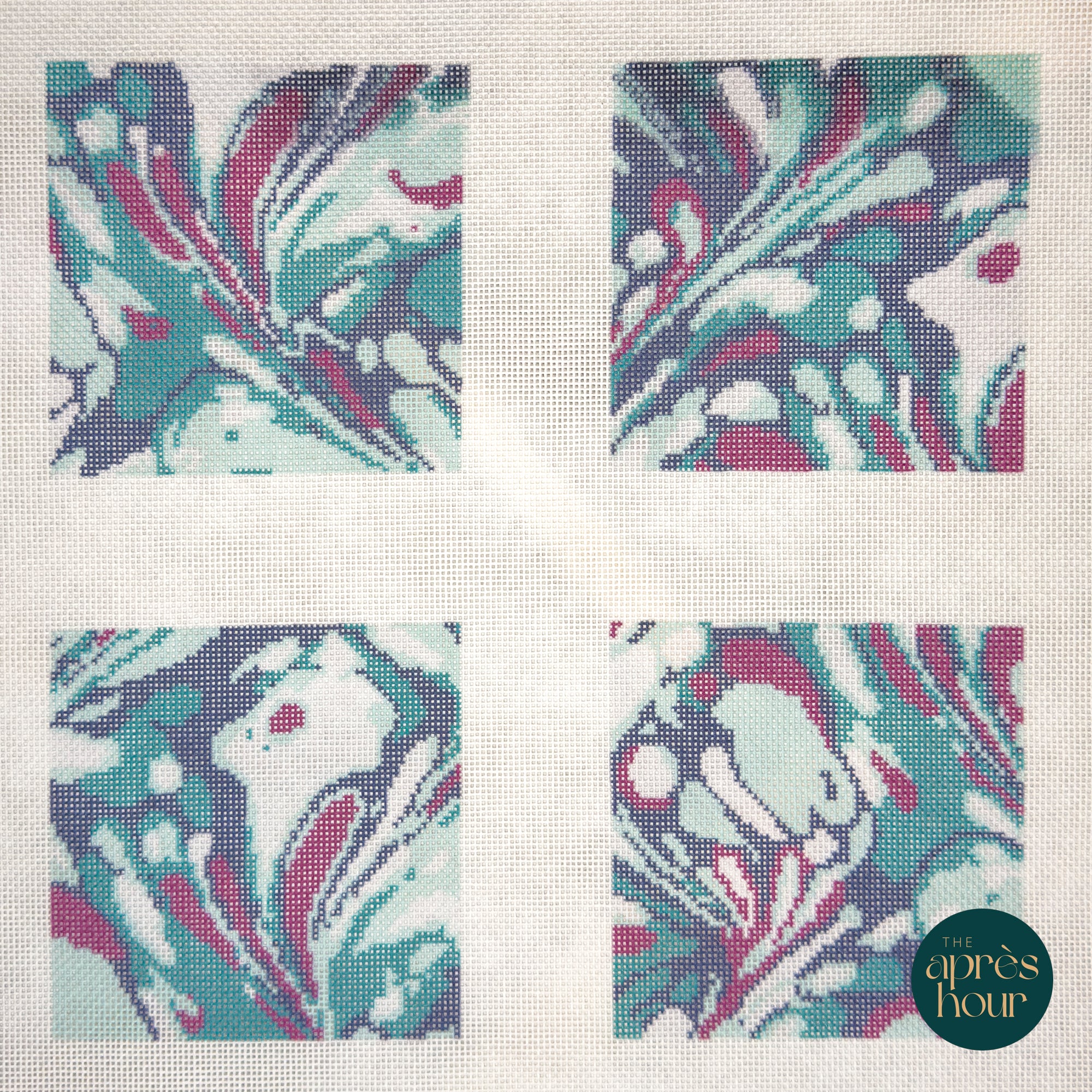 Palazzo Marbled Coasters in Tide Pool (Set of 4)