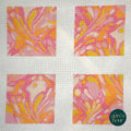 Palazzo Marbled Coasters in Tropical Daiquiri (Set of 4)