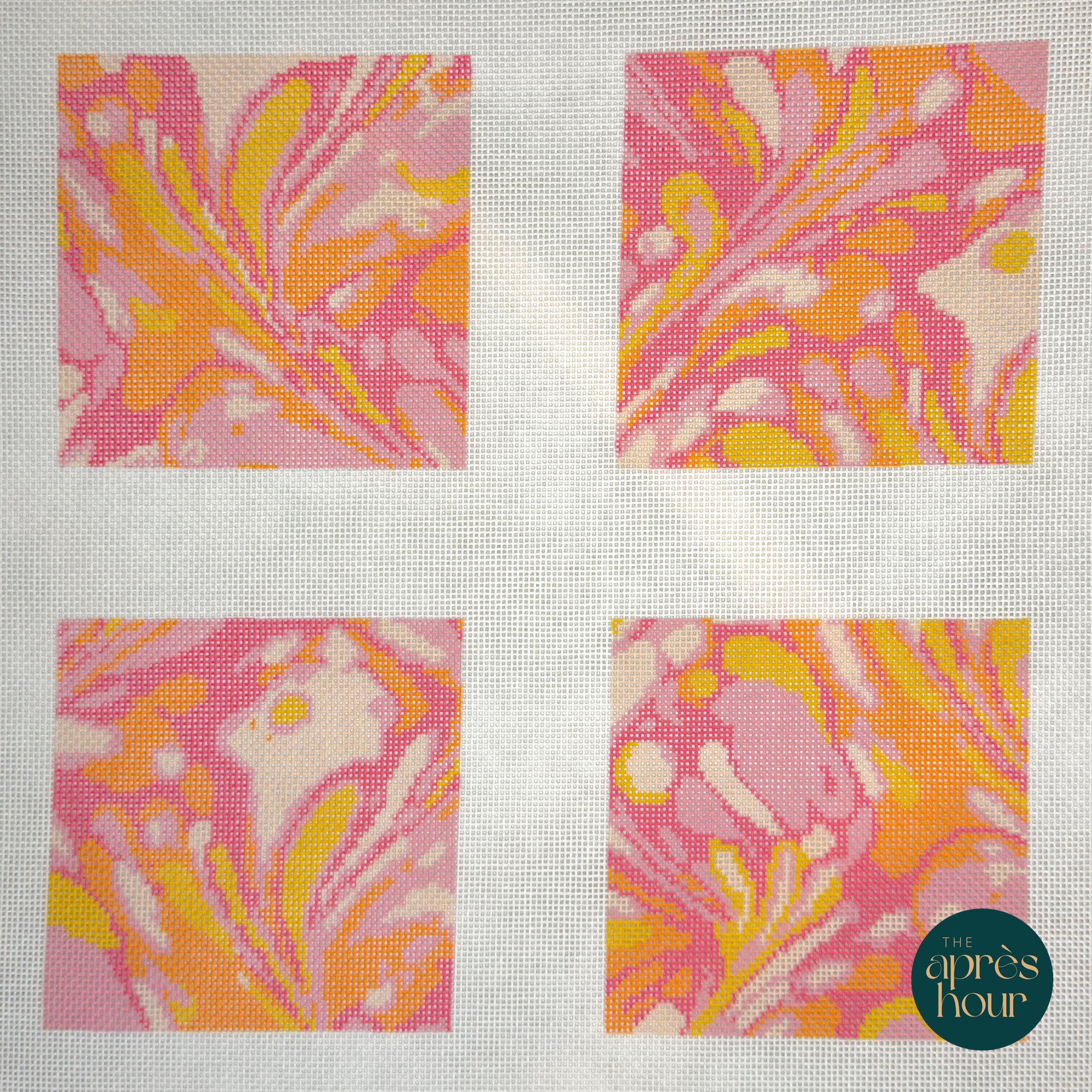Palazzo Marbled Coasters in Tropical Daiquiri (Set of 4)