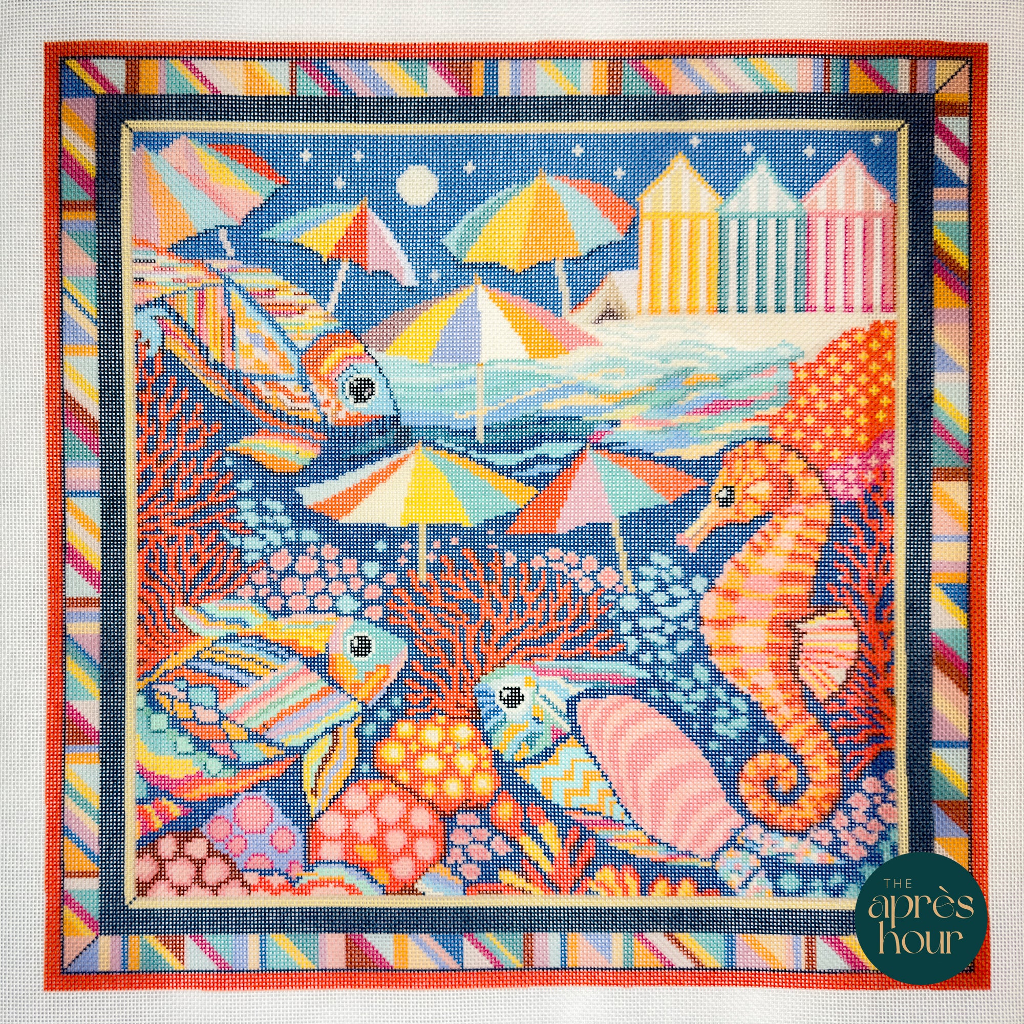 Scarf Pillow in Shore Line